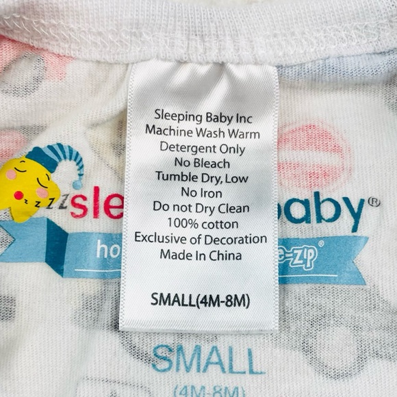 SLEEPING BABY • White/Multi Busy Town Zipadee-Zip Swaddle Transition Sleep Sack - Picture 8 of 13